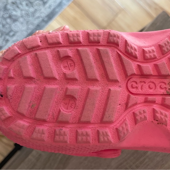 Pink Fleece Crocs - Picture 3 of 3